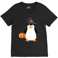 Penguin Halloween Penguin Costume Tuxedo Halloween Design 11 V-neck Tee | Artistshot