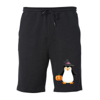 Penguin Halloween Penguin Costume Tuxedo Halloween Design 11 Fleece Short | Artistshot