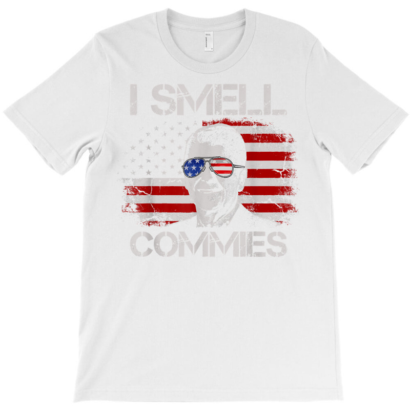 Vintage American Flag Funny Political I Smell Commies T Shirt T-shirt | Artistshot