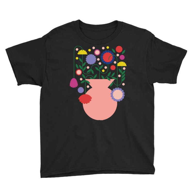 Flowers T  Shirtjar  Flowers Mediterranean Happy Time Traveling Colorf Youth Tee by trompeloise212 | Artistshot