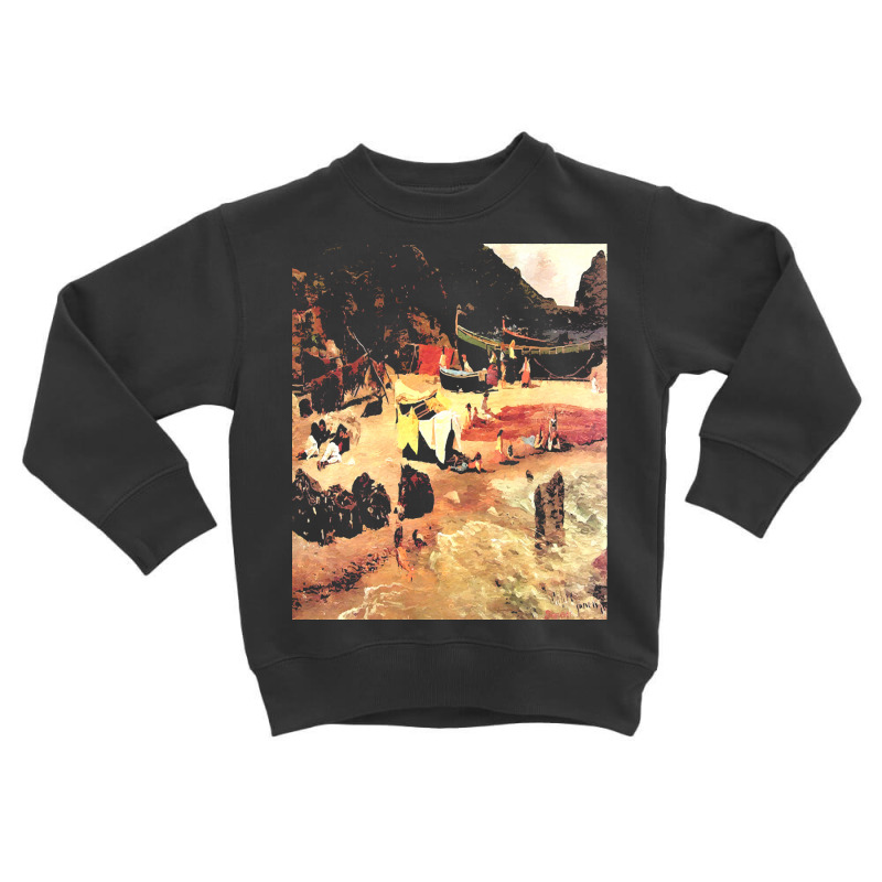 Famous Paintings T  Shirt Fishing Boats At Capri T  Shirt Toddler Sweatshirt by rwilliamson105 | Artistshot