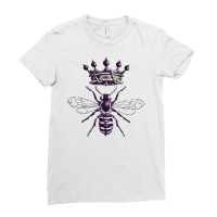 Bee Lover Bees Queen Bee Crown Women Girls Honey Bee Hive Beekeeping 6 Ladies Fitted T-shirt | Artistshot