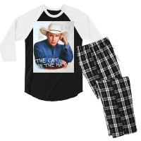 Garth Brooks Nine Lives Men's 3/4 Sleeve Pajama Set | Artistshot