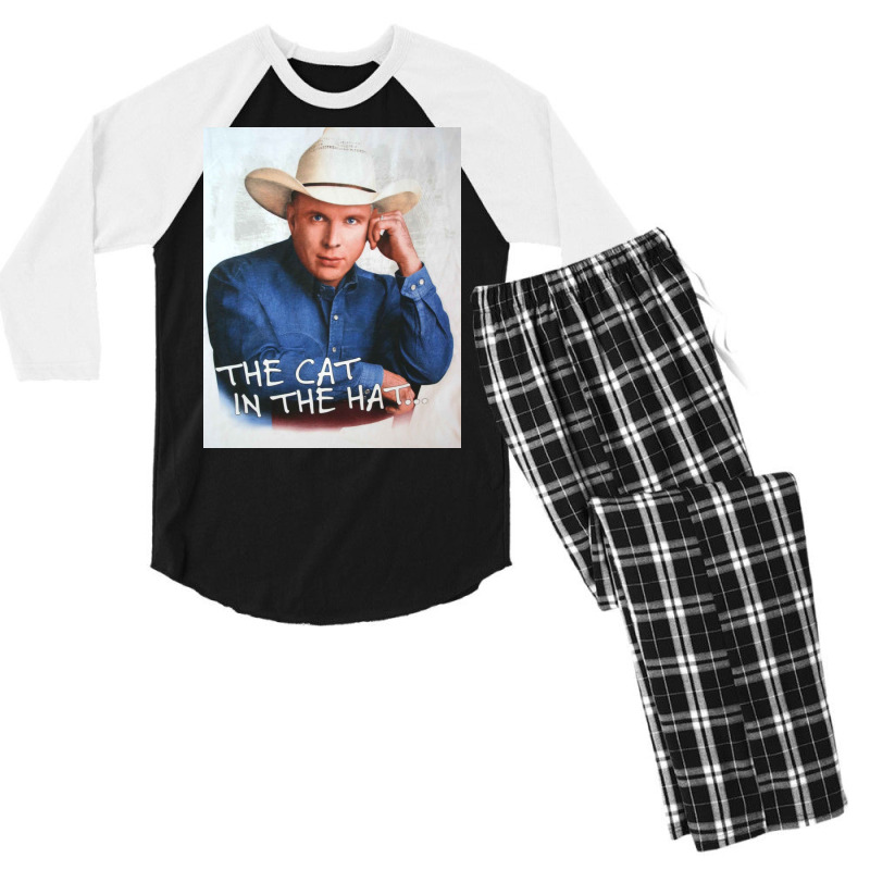 Garth Brooks Nine Lives Men's 3/4 Sleeve Pajama Set by dunduds | Artistshot