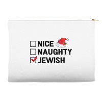 Nice Naughty Jewish Accessory Pouches | Artistshot