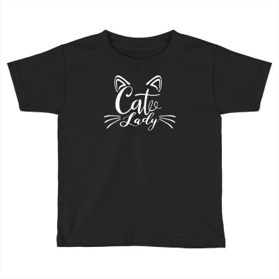 Cat Lady Toddler T-shirt Designed By Creativeh