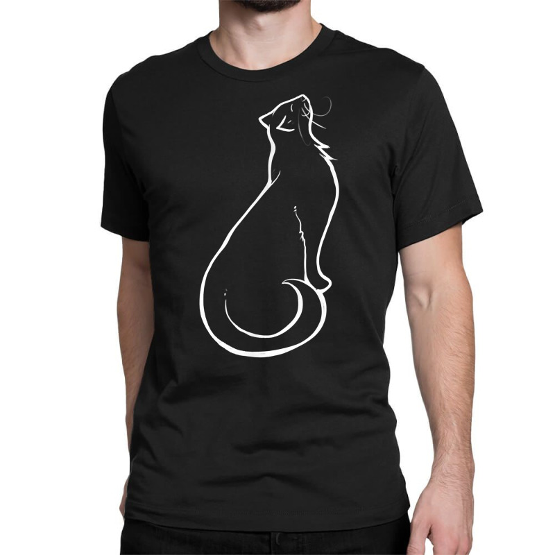 Black Cat Art Cat People Black Cat Adoption T Shirt Classic T-shirt by dornakgb | Artistshot