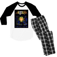 Anthrax, State Of Euphoria Tour, The Anthrax, Anthrax Art, Anthrax Vin Men's 3/4 Sleeve Pajama Set | Artistshot