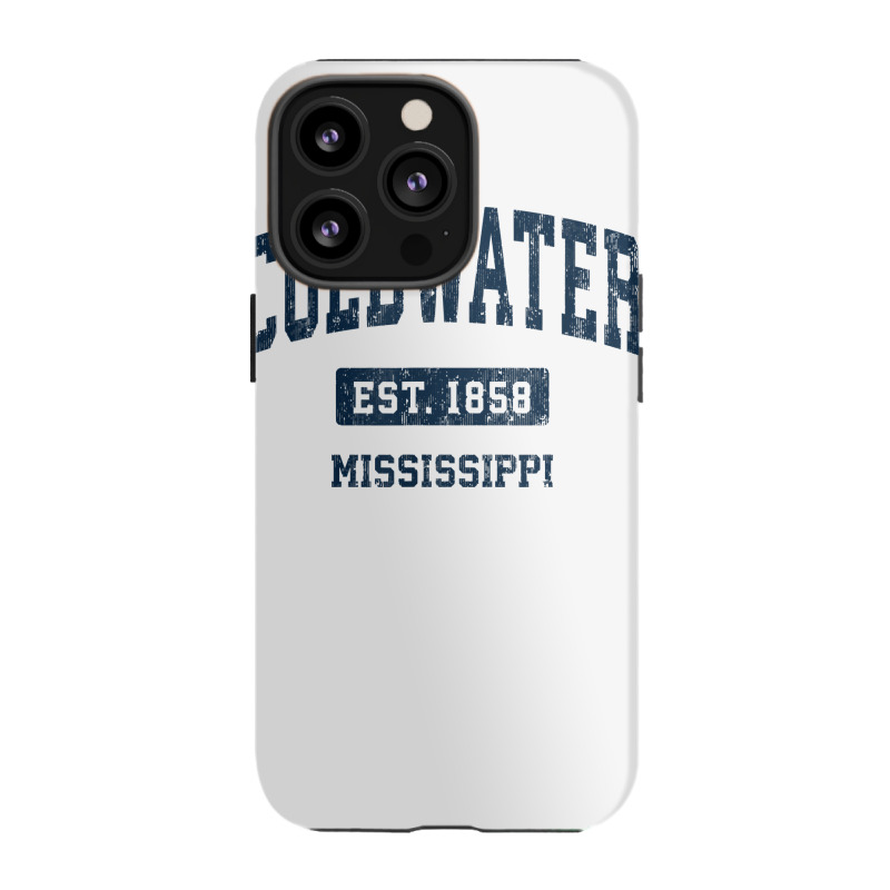 Coldwater Mississippi Ms Vintage Athletic Sports Design T Shirt Iphone 13 Pro Case | Artistshot