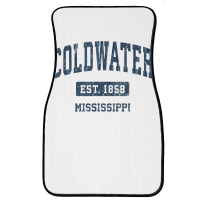 Coldwater Mississippi Ms Vintage Athletic Sports Design T Shirt Front Car Mat | Artistshot