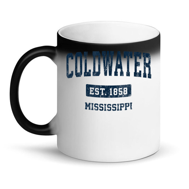 Coldwater Mississippi Ms Vintage Athletic Sports Design T Shirt Magic Mug | Artistshot