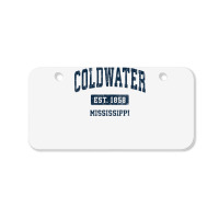 Coldwater Mississippi Ms Vintage Athletic Sports Design T Shirt Bicycle License Plate | Artistshot