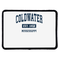 Coldwater Mississippi Ms Vintage Athletic Sports Design T Shirt Rectangle Patch | Artistshot