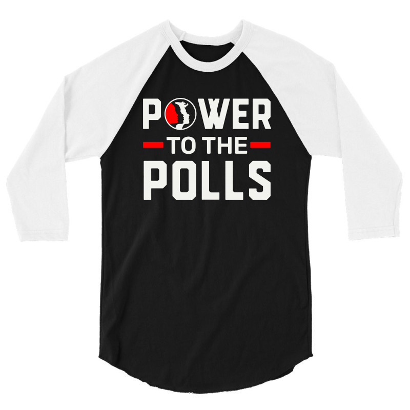 Women's March   Power To The Polls 3/4 Sleeve Shirt | Artistshot