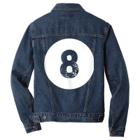 Funny 8 Ball Magic Eight Ball Billiards Black Tank Top Men Denim Jacket | Artistshot