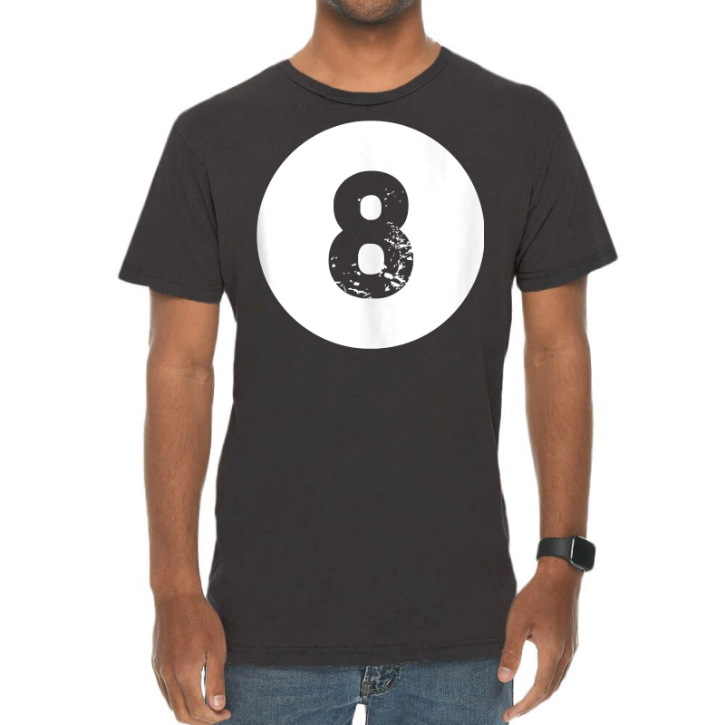 Funny 8 Ball Magic Eight Ball Billiards Black Tank Top Vintage T-shirt | Artistshot