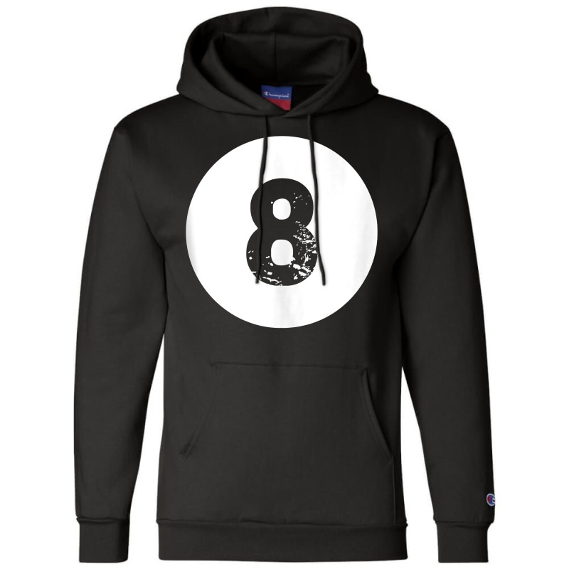 Funny 8 Ball Magic Eight Ball Billiards Black Tank Top Champion Hoodie | Artistshot