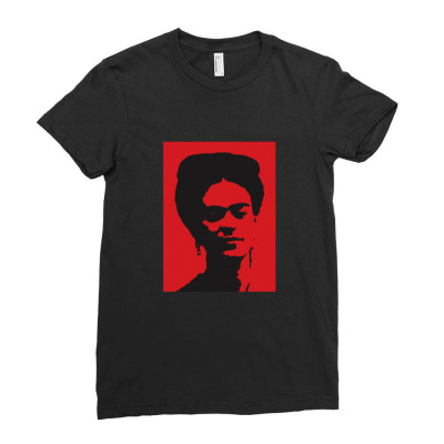 Frida Ladies Fitted T-shirt Designed By Blackstone