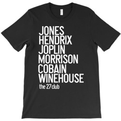jones hendrix morrison joplin cobain.. T-Shirt | Artistshot