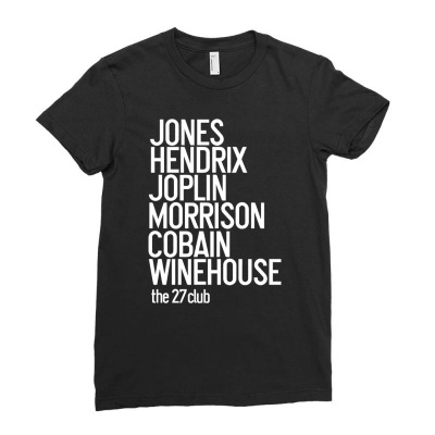 Jones Hendrix Morrison Joplin Cobain.. Ladies Fitted T-shirt Designed By Asr