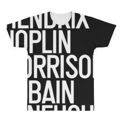 jones hendrix morrison joplin cobain.. All Over Men's T-shirt | Artistshot