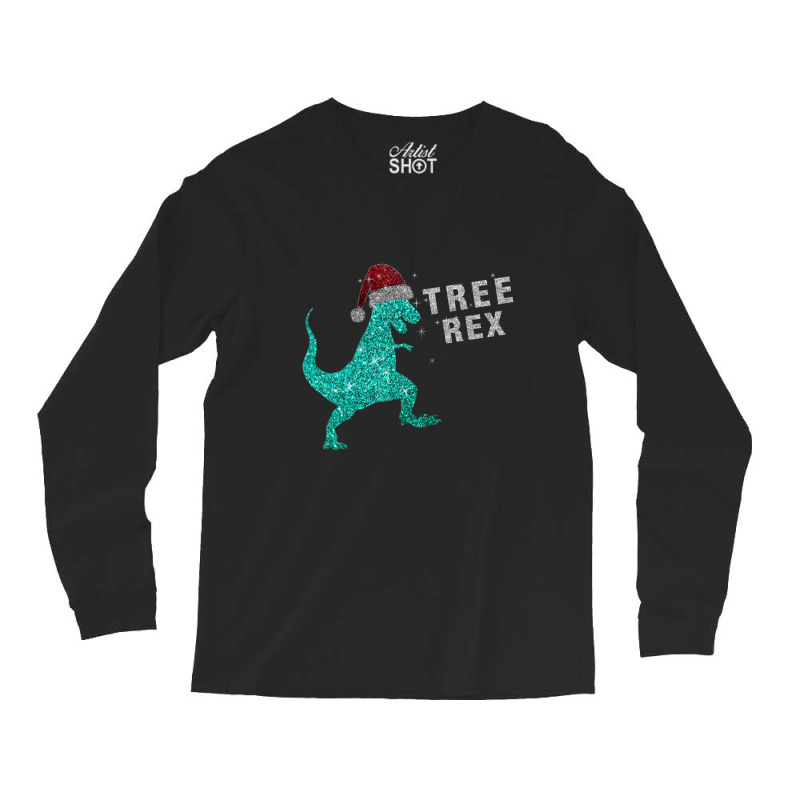 Bling Bling Christmas Tree Rex - Limited Edition Long Sleeve Shirts by hama designer | Artistshot