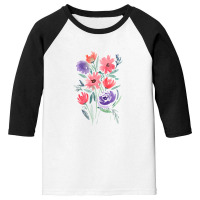 Cute Flowers Youth 3/4 Sleeve | Artistshot