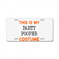 Funny Not Wearing Costume Party License Plate | Artistshot