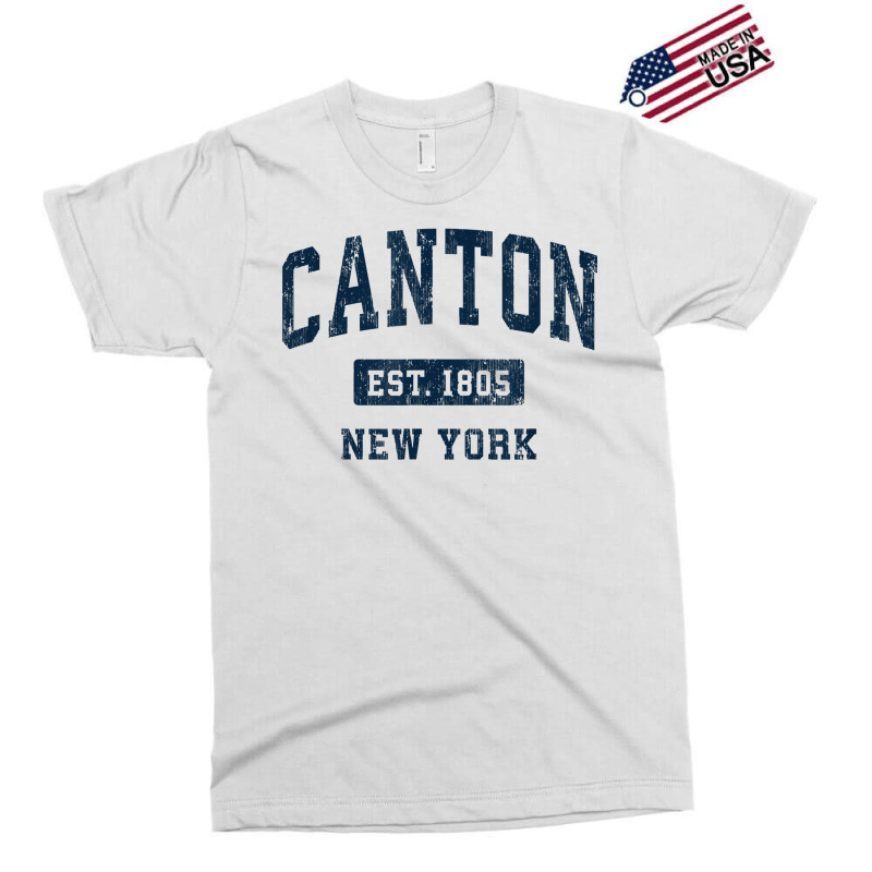 Canton New York Ny Vintage Athletic Sports Design T Shirt Exclusive T-shirt | Artistshot