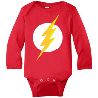 The Flash Long Sleeve Baby Bodysuit | Artistshot