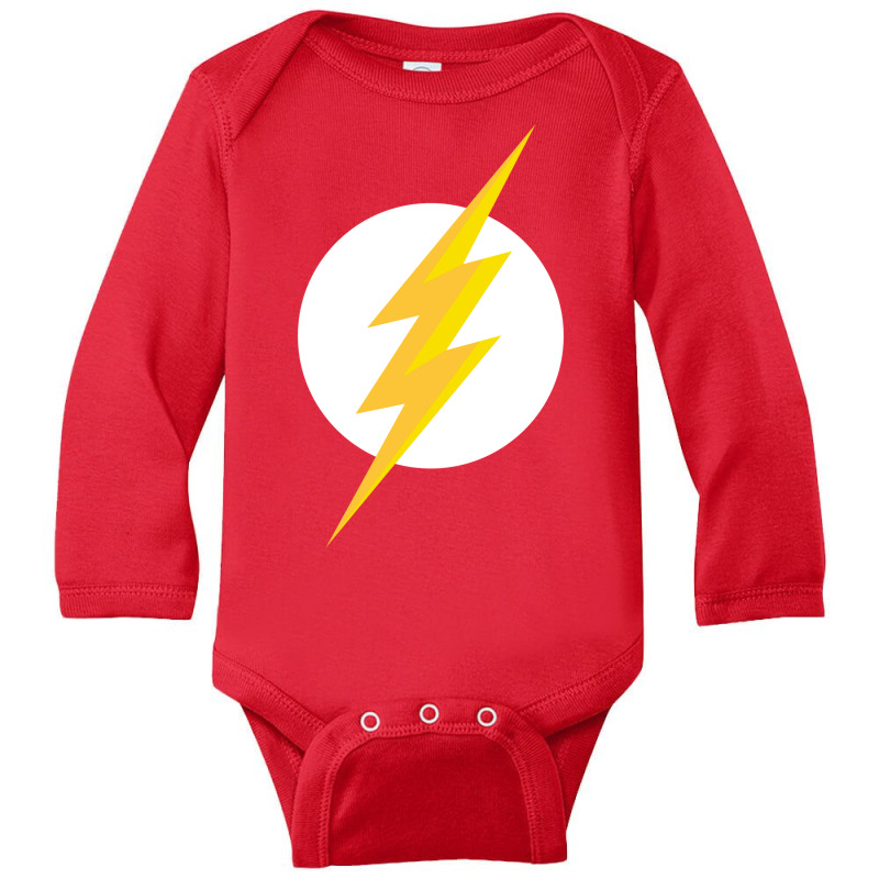 The Flash Long Sleeve Baby Bodysuit by Cosby | Artistshot