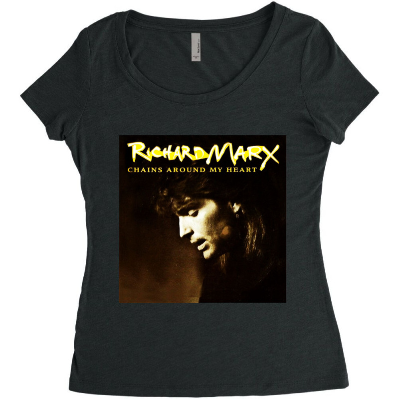 Richard Marx Singer Women's Triblend Scoop T-shirt by Agustin | Artistshot