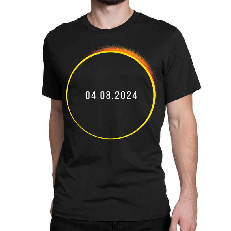 American Totality Solar Lunar Eclipse April 8, 2024 T Shirt Classic T-shirt by dornakgb | Artistshot