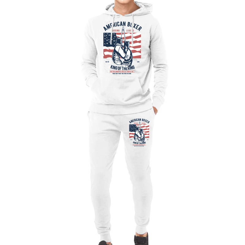 Boxing Lover Boxer Legend American Boxer King Of The Ring 434 Hoodie & Jogger set by golferu | Artistshot