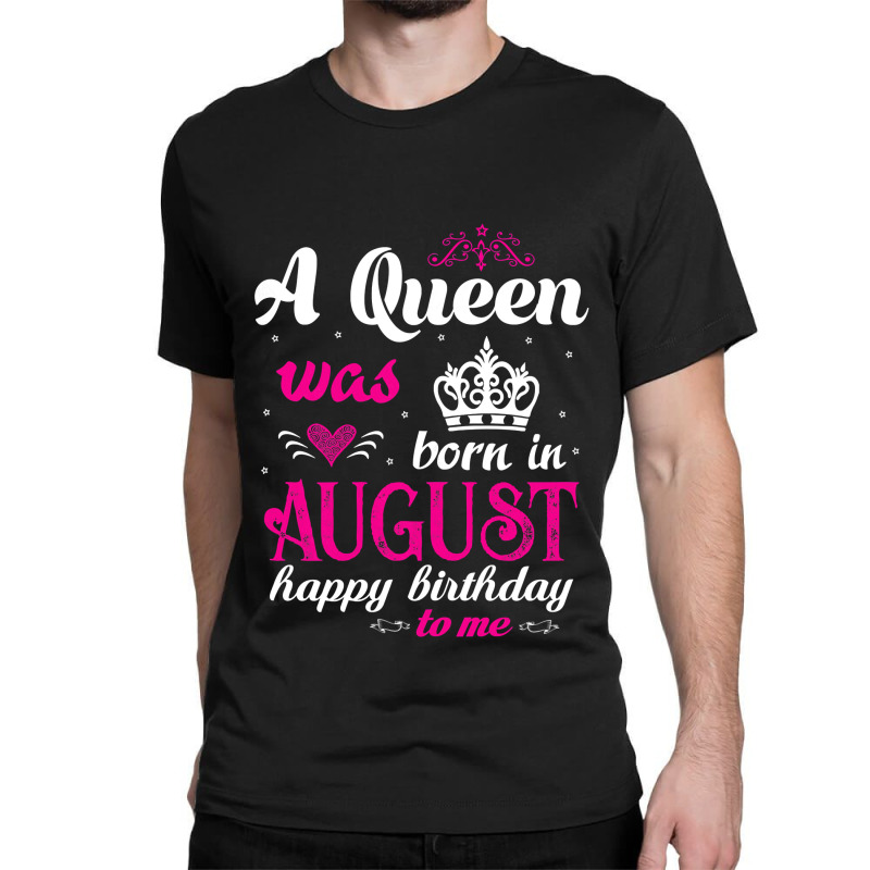 August girl best sale birthday shirt