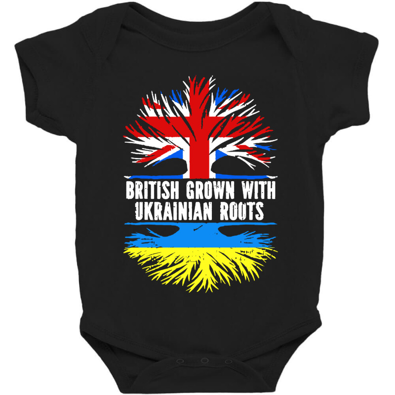 British Grown With Stop War Baby Bodysuit | Artistshot