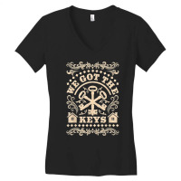 We Got The Keys, Property Housewarming Party T Shirt Women's V-neck T-shirt | Artistshot