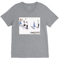 New Evangelion 3.0 1.0 Visual Trailer Released V-neck Tee | Artistshot