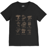 Fungi Mushroom Lover Mycology Vintage Goth Style V-neck Tee | Artistshot