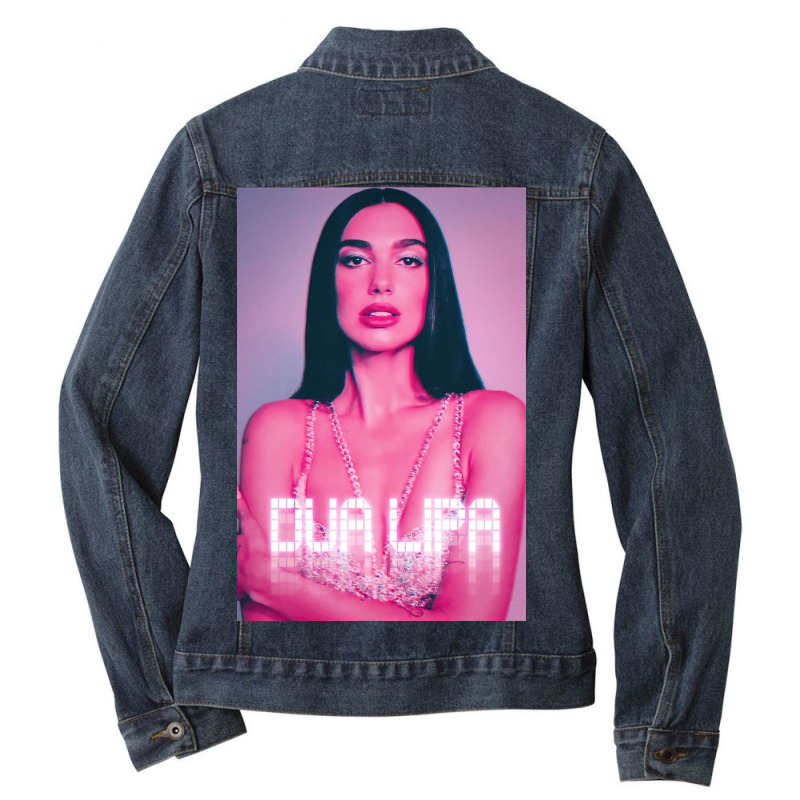 Dua  Future Nostalgic Pink Ladies Denim Jacket by Stephan R | Artistshot