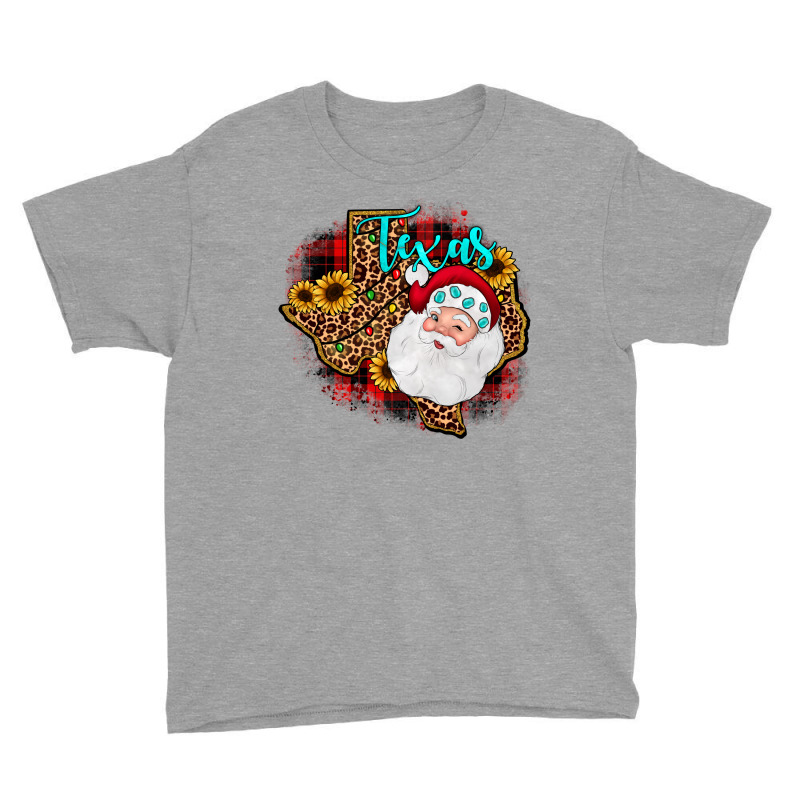 Santa Texas Map Youth Tee | Artistshot