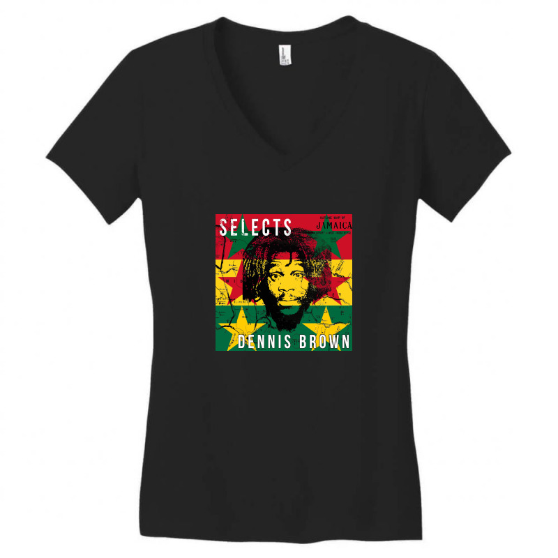 Outline Map Of Jamaica Women's V-Neck T-Shirt by faithtyler | Artistshot