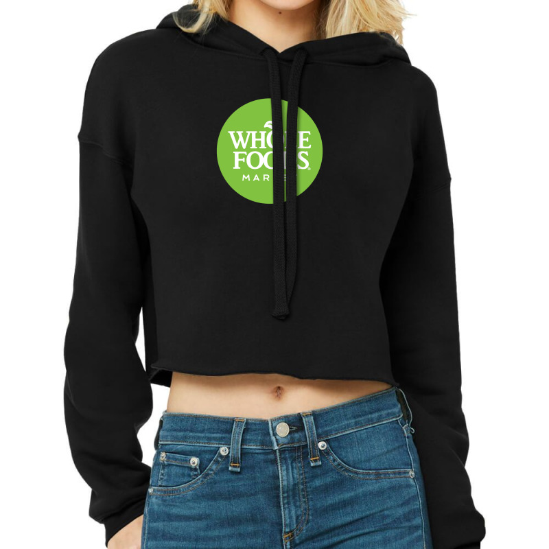 Whole Foods Market Cropped Hoodie By Coşkun Artistshot