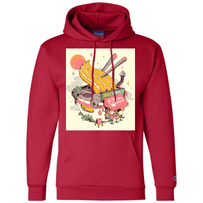 Ramen Bowl Restaurant Champion Hoodie | Artistshot