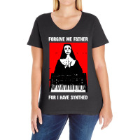 Sintetizador Vintage Synthesizer Ladies Curvy T-shirt | Artistshot