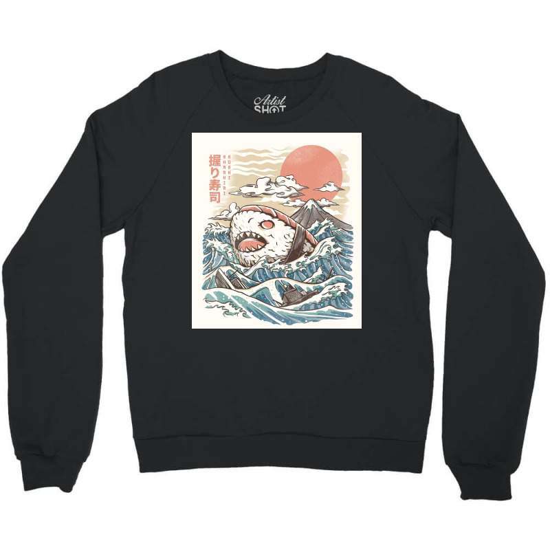 Sharkiri Sushi Crewneck Sweatshirt | Artistshot