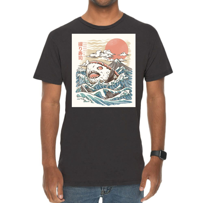 Sharkiri Sushi Vintage T-shirt | Artistshot