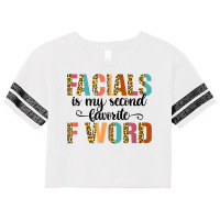 Facial Is My Favorite F Word Funny Esthetician Facialist T Shirt Scorecard Crop Tee | Artistshot