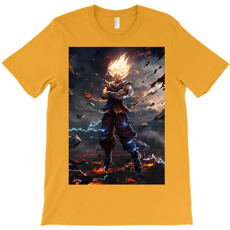 Son Goku Super Saiyan T-Shirt by Marie E | Artistshot