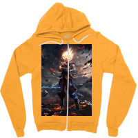 Son Goku Super Saiyan Zipper Hoodie | Artistshot